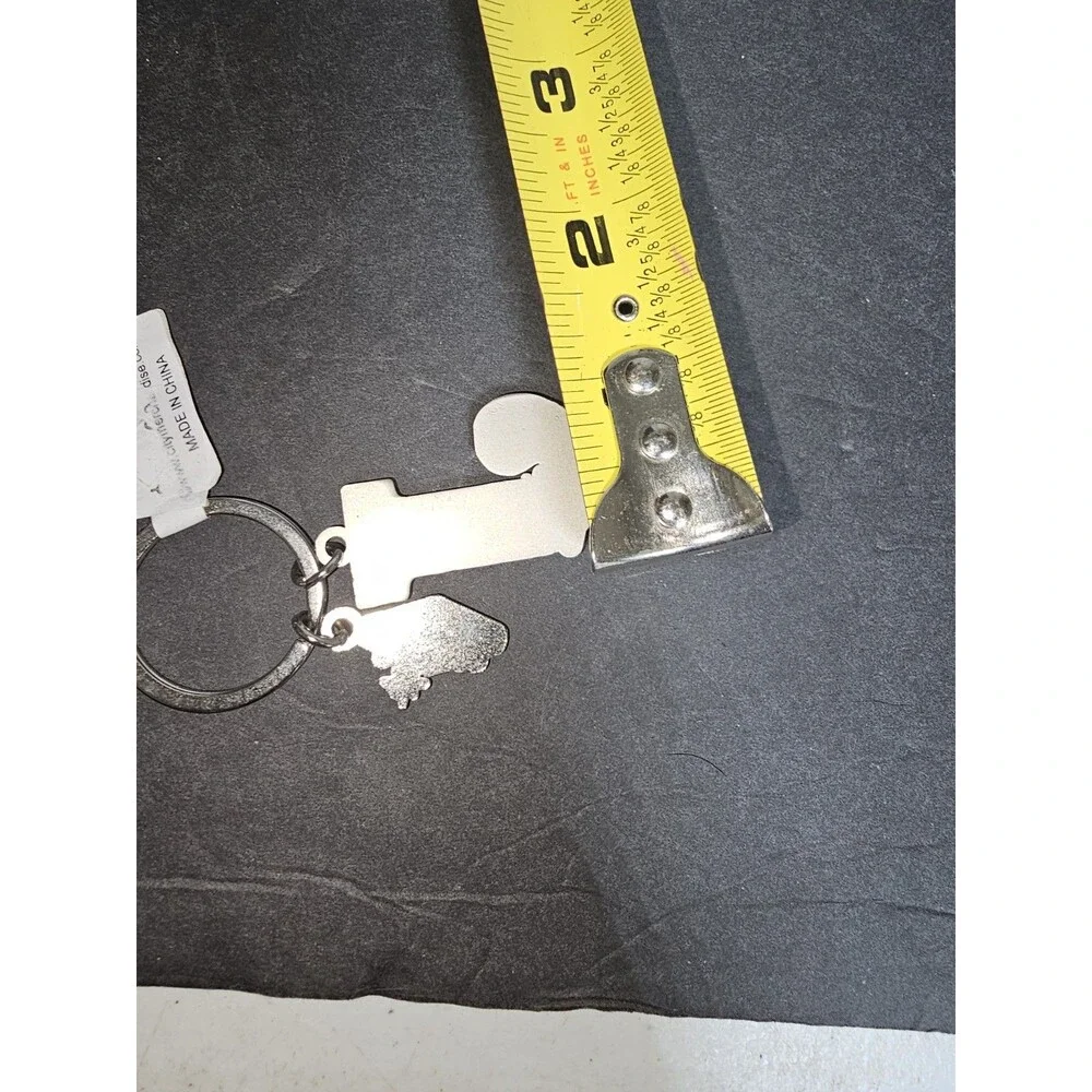 J Las Vegas Keychain Personalized Letter J Souvenir Metal Keyring J Vegas Gift